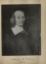 [Portrait de la salle des Actes] Mathurin La Fontaine 1623 - Album de platinotypies. Tableaux de la  [...]