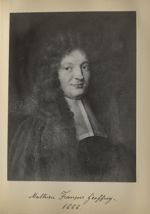 [Portrait de la salle des Actes] Mathieu François Geoffroy 1666 - Album de platinotypies. Tableaux d [...]
