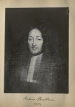 [Portrait de la salle des Actes] Antoine Poullain 1681 - Album de platinotypies. Tableaux de la sall [...]