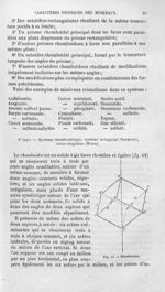 Rhomboèdre - Histoire naturelle des drogues simples, ou Cours d'histoire naturelle professé à l'Écol [...]