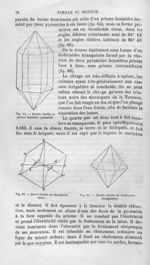 Quartz hyalin en prisme hexaèdre pyramidé / Quartz hyalin en rhomboïde obtus / Quartz hyalin en dodé [...]