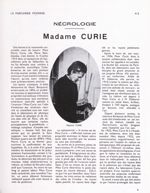 Marie Curie - La Parfumerie moderne : revue scientifique et de défense professionnelle