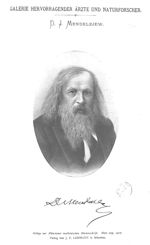 Mendeleïev, Dmitri Ivanovitch (1834-1907)