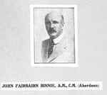 BINNIE, John Fairbairn (1863-?)