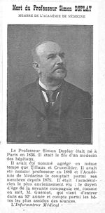 DUPLAY, Emmanuel - Simon (1836-1924)