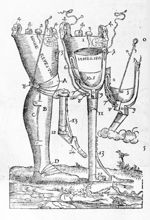 Pourtraict des jambes artificielles. Description de la jambe de bois - Les oeuvres d'Ambroise Paré.. [...]
