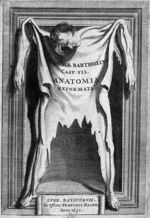 [Frontispice] - Anatomia, ex Caspari Bartholini parentis Institutionibus, omniumque recentiorum et p [...]