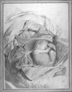 Abdomen d'une femme enceinte de 7 mois - Dessins originaux