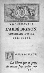 A monseigneur l'abbé Bignon... - Réflexions sur la fermentation et sur la nature du feu
