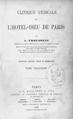 [Page de titre] - Clinique médicale de l'Hôtel Dieu de Paris