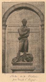 Statue de Xavier Bichat se trouvant dans la cour de la Faculté de médecine de Paris