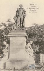 Statue de Philippe Pinel. Bienfaiteur des Aliénés - Paris