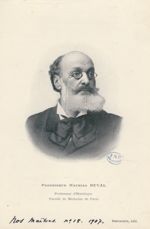 Professeur Mathias Duval - Nos Maîtres. Revue graphique mensuelle des illustrations médicales du mon [...]