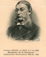 Professor Eduard von Wahl