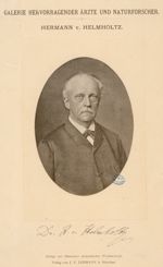 Hermann v. Helmholtz - Galerie hervorragender ärzte und naturforscher