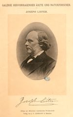 Joseph Lister - Galerie hervorragender ärzte und naturforscher