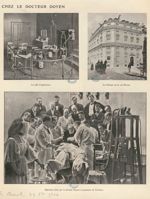 Doyen, Eugène Louis (1859-1916). Virchow, Rudolph L. K. / La salle d'opérations / La clinique de la  [...]