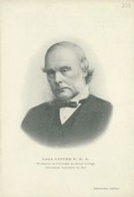 Lord Lister F. R. S.