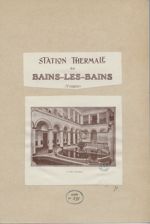 Station thermale de Bains-les-Bains : le bain romain