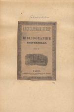 Cabinet de lecture - Nouveau manuel de bibliographie universelle. Tome III