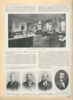 Institut anatomique : salle de vivisections ; Eugène Lederlin, Ernest Bichat, Henri Mengin, Gustave  [...]