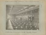 Faculté de médecine de Paris, bibliothèque, remaniement de la salle de lecture : la salle de lecture