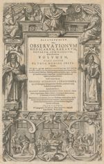 [Frontispice] - Observationum medicarum, rararum, novarum, admirabilium, & monstrosarum volumen
