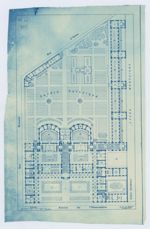 Ecole supérieure de pharmacie de Paris. Plan du rez-de-chaussée de l'Ecole en 1904. [Faculté de phar [...]