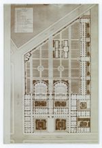 Ecole supérieure de pharmacie de Paris. Plan de l'Ecole en 1882. [Faculté de pharmacie de Paris]