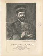 Schmitt, Charles-Ernest (1841-1905). Pharmacien de Iere classe. Docteur és sciences phisiques. profe [...]