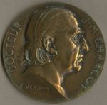 Avers : Docteur J. M. Charcot.
Revers : Centenaire de la naissance de J. M. Charcot 1825-1925
