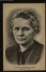 Maria Curie-Sklodowska (+ 1934), odkryla rad w r.1898. Przedruk wzbroniony