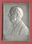 Avers : PROFESSEUR FELIX GUYON PRESIDENT 1896-1919. Louis Bottée F. - Tranche: argent + poinçon. - R [...]