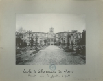 Ecole de Pharmacie de Paris. Façade sur le jardin (1904). [Faculté de pharmacie de Paris] 