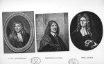 Planche 13. A. van Leeuwenhoek / Franciscus Sylvius / Fred. Ruysch - Some apostles of physiology