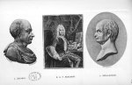 Planche 18. L. Galvani / R.A.F. Reaumour / L. Spallanzani - Some apostles of physiology