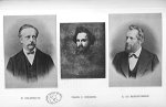 Planche 28. H. Helmholtz / Frans C. Donders / E. Du Bois-Reymond - Some apostles of physiology