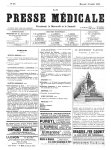 Le monument Pasteur - La Presse médicale - [Volume d'annexes]