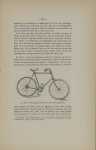 Fig. 147. Bicyclette de M. Bouny à deux développements - La bicyclette. Sa construction et sa forme