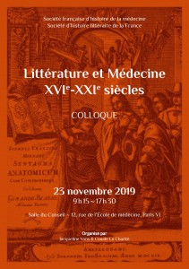 2019 - Affiche-Colloque-Littérature-et-Médecine-23-novembre-2019-1